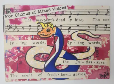 "Fling wide the gates-of hell" aceo art card thumbnail 1