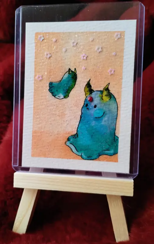 Twinkle Glitter (ft on TikTok) aceo art card