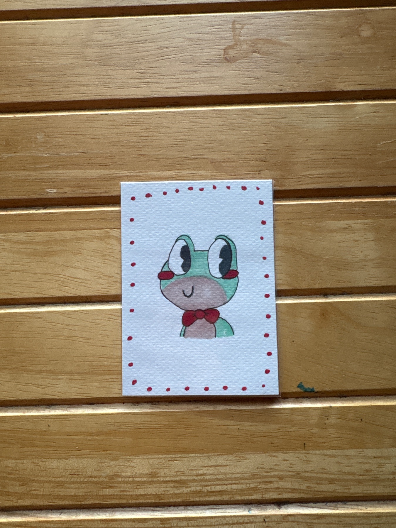 🐸 aceo art card