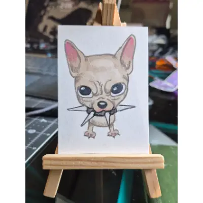 Angrychi aceo art card thumbnail 1