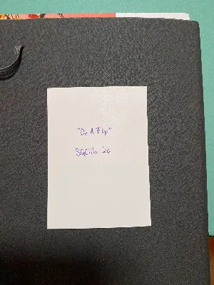 Do A Flip aceo art card thumbnail 2