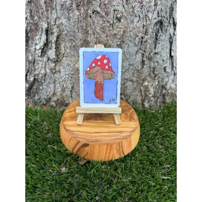 Maeve the Mushroom aceo art card thumbnail 1