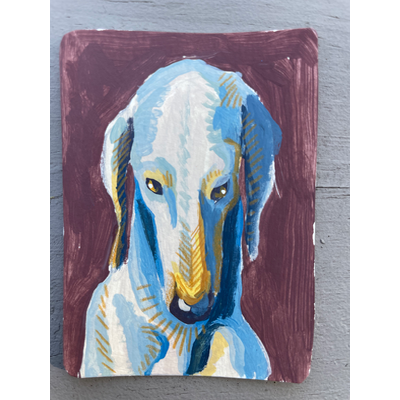 Nose down aceo art card thumbnail 2