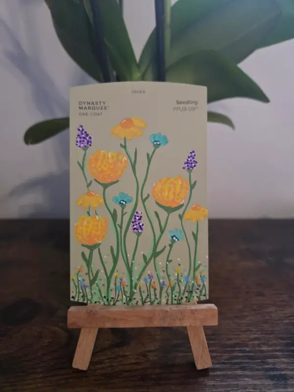 Spring Seedlings 🌱 aceo art card