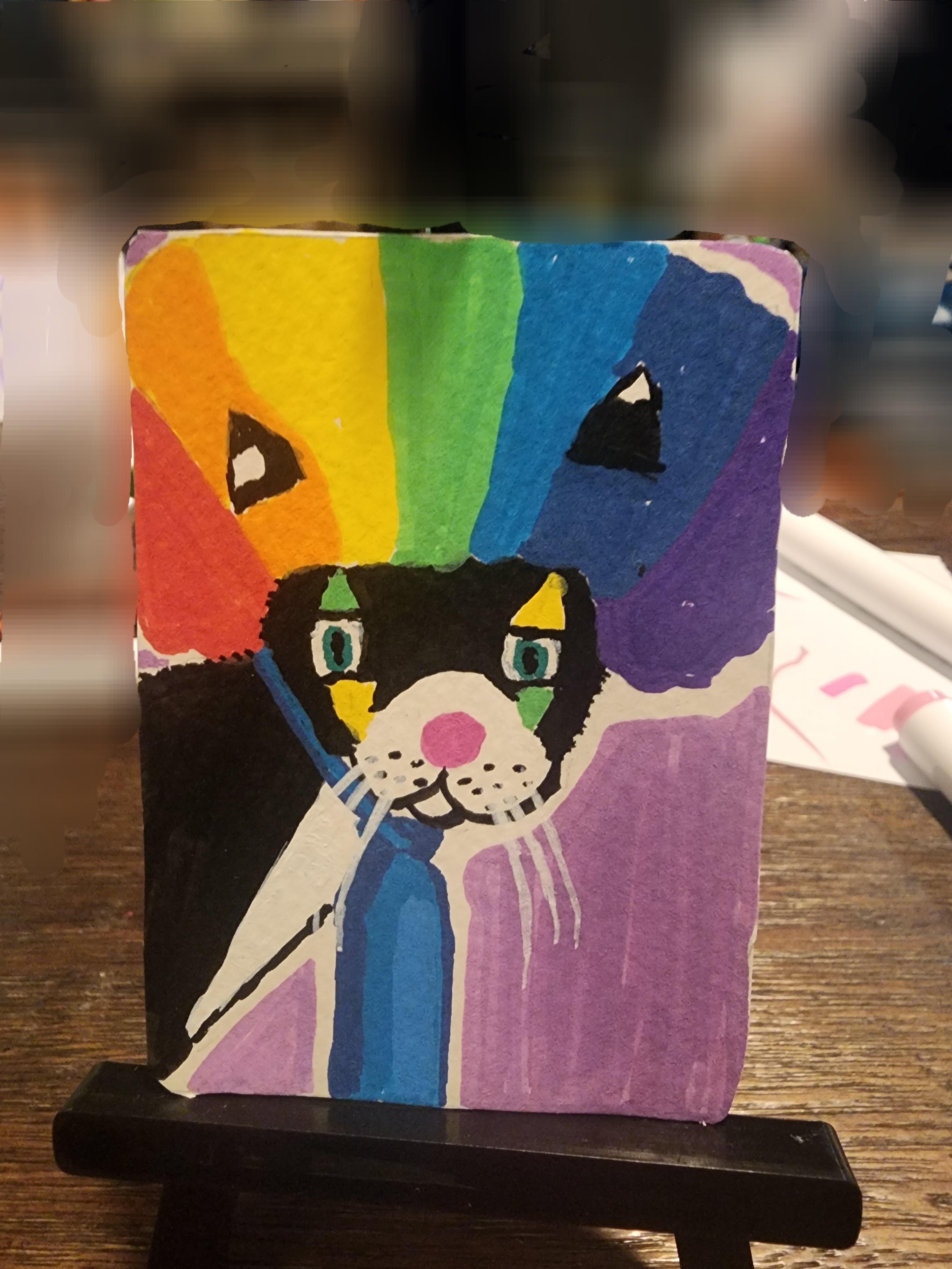 Cat Circus aceo art card