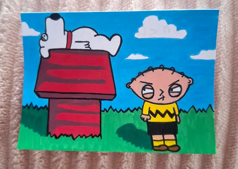 Stewie Brown aceo art card