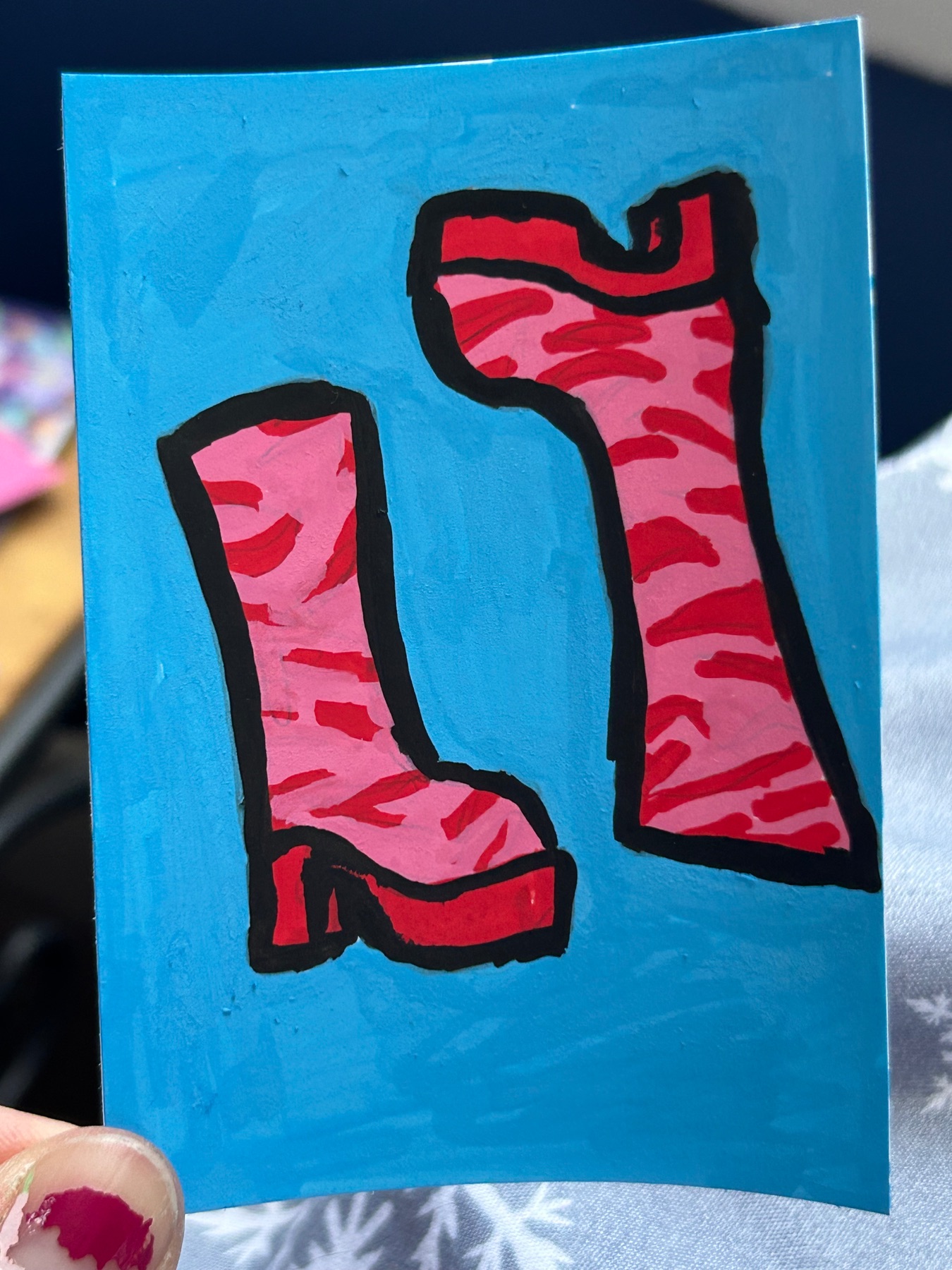 Boots! Thats my ego boost aceo art card