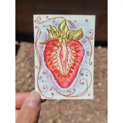 Sickly Sweet aceo art card thumbnail 1