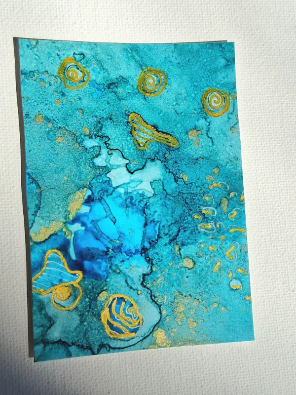 Reef #4 aceo art card