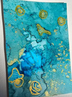 Reef #4 aceo art card thumbnail 2