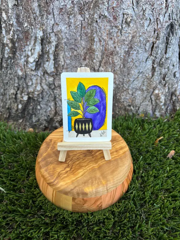 Felix the Ficus aceo art card