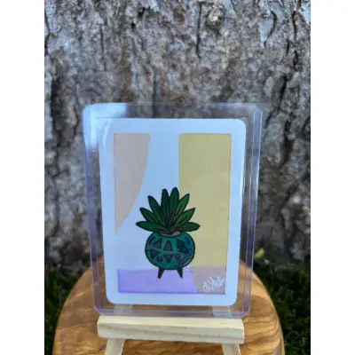 House Plant V: Series I aceo art card thumbnail 2