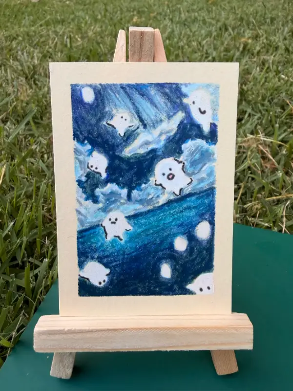 Warawara - Studio Ghibli Fan Art aceo art card