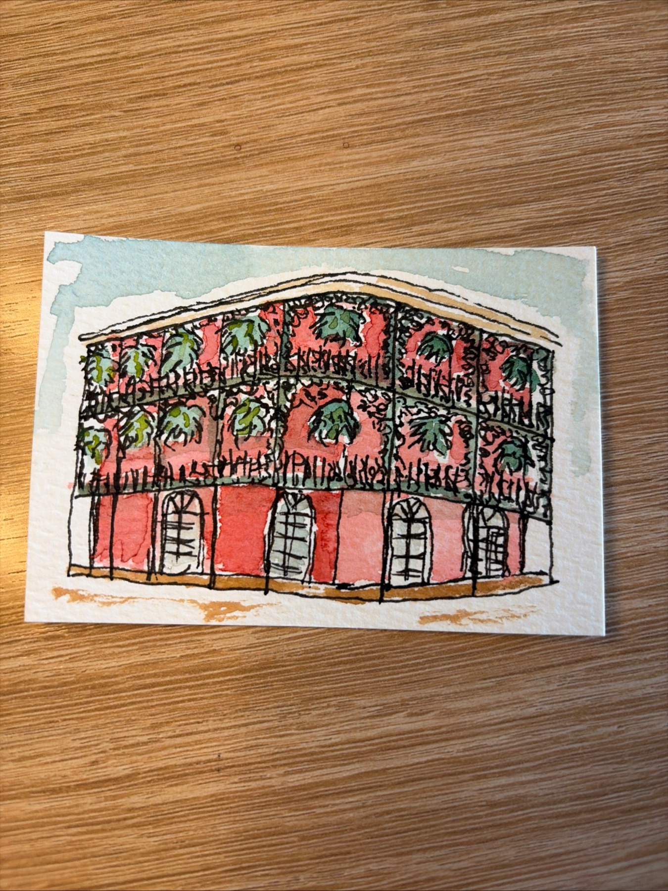 New Orleans aceo art card