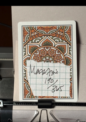 Quote Card #190 by Mazerzine summer seashell Brian Wilson aceo art card thumbnail 4