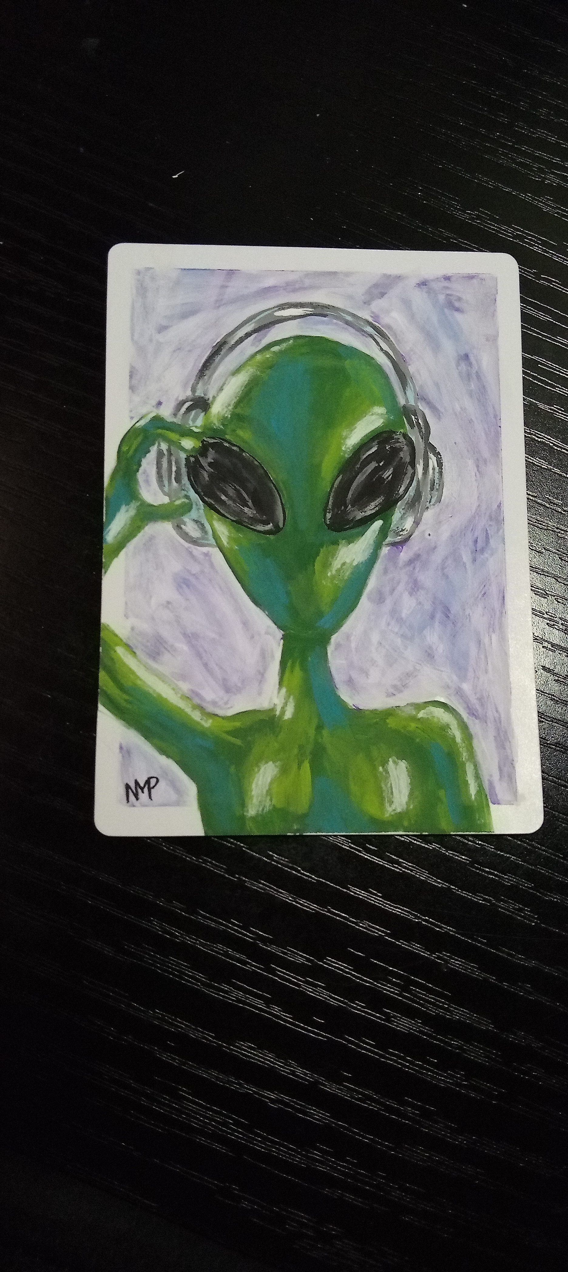Stellar Music aceo art card