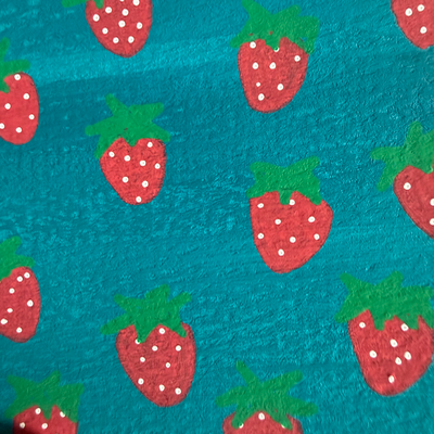 Original Strawberry ACEO | Summer Strawberries #2/2 aceo art card thumbnail 3