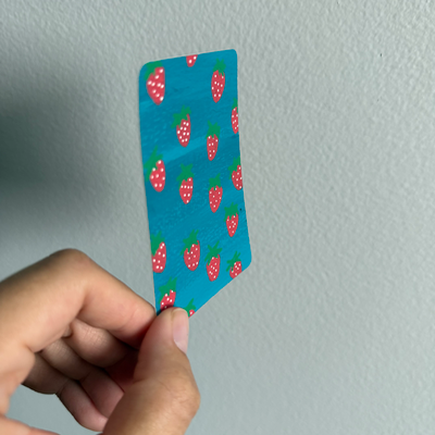 Original Strawberry ACEO | Summer Strawberries #2/2 aceo art card thumbnail 2
