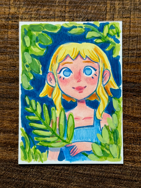 Dreamer aceo art card