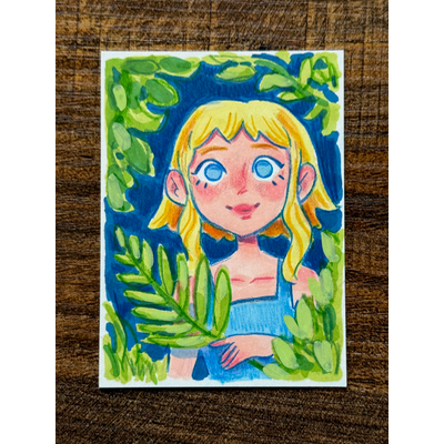 Dreamer aceo art card thumbnail 1