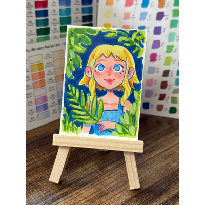 Dreamer aceo art card thumbnail 2