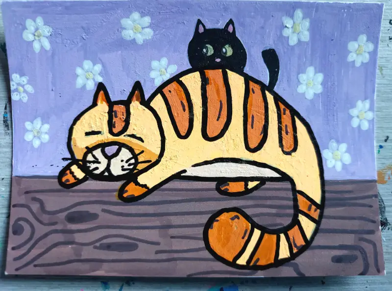 The Plot aceo art card