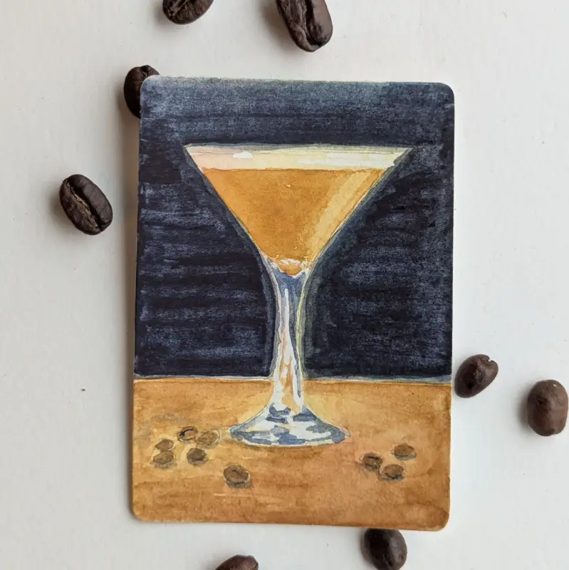 Espresso Martini aceo art card