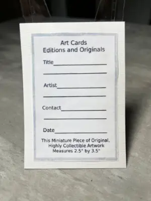 Softly Sunrise aceo art card thumbnail 2