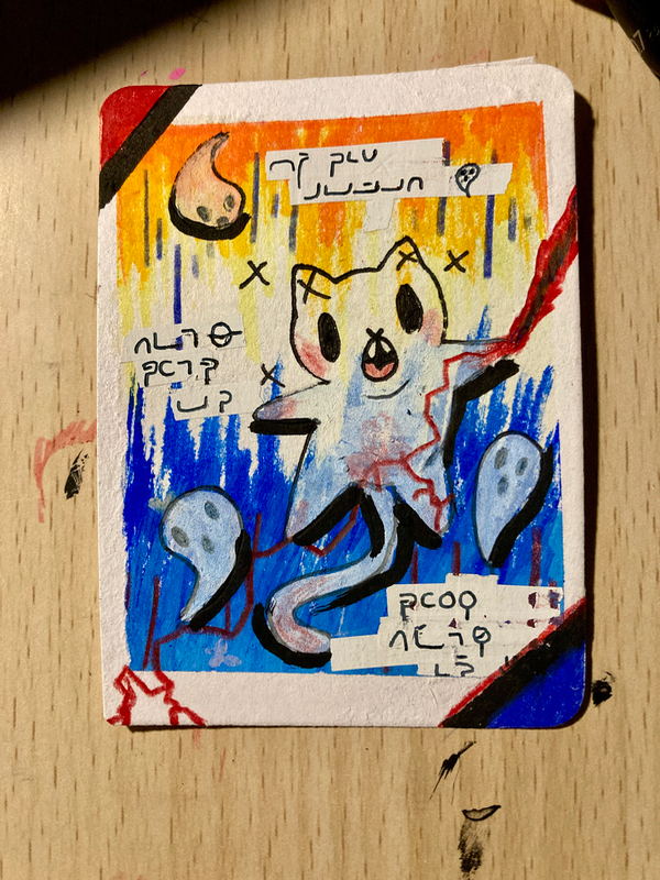 My Kid Could Draw It aceo art card
