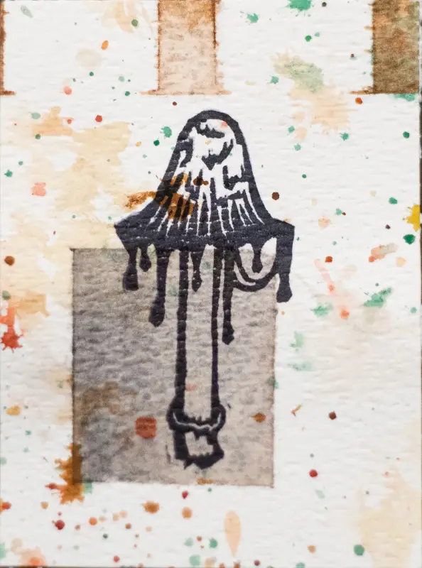 INKY - 14/17 aceo art card