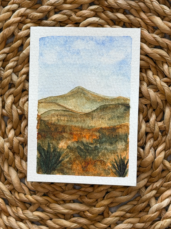 Mojave Dreams, ACEO by Wilderness Daydreamer aceo art card