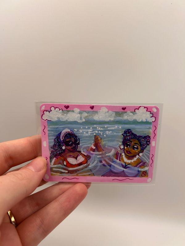 Soulmates aceo art card