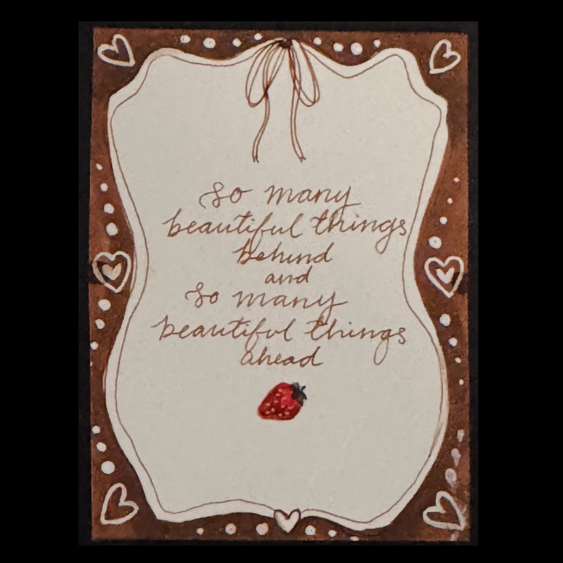 beautiful things aceo art card