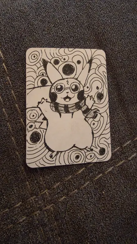 Fan Art Pikichau as Harry Potter aceo art card