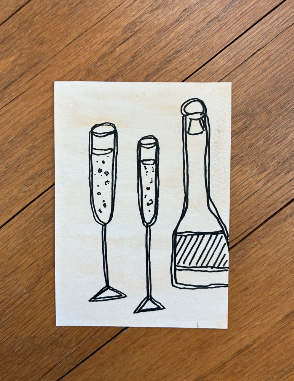 Cheers aceo art card