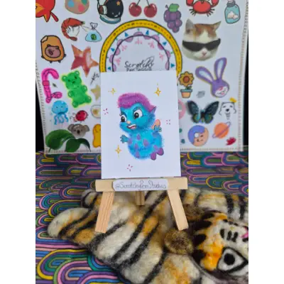 "Bibble" Fan Art, Barbie aceo art card thumbnail 1