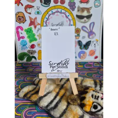"Bibble" Fan Art, Barbie aceo art card thumbnail 2