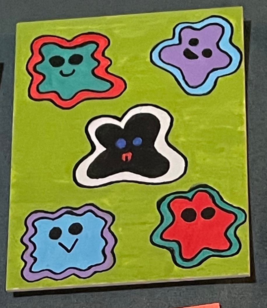 It’s Blobbers aceo art card