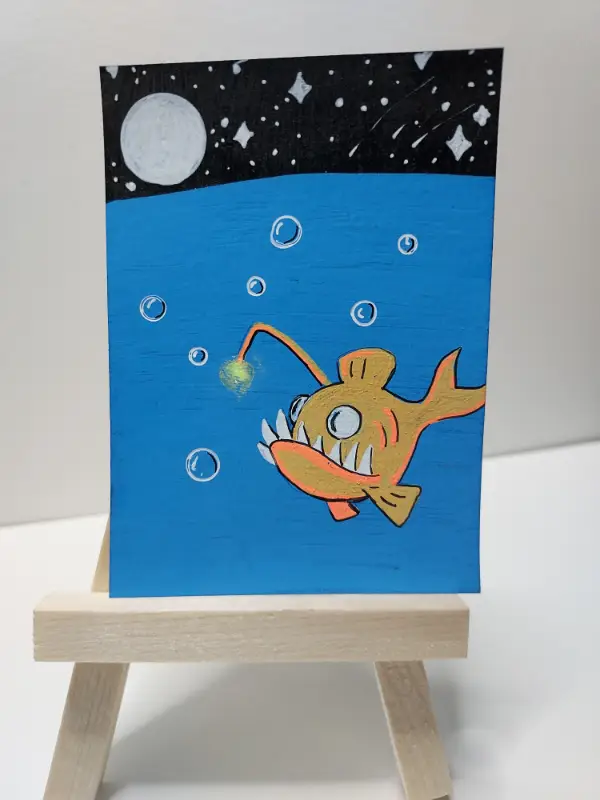 Light the Way aceo art card