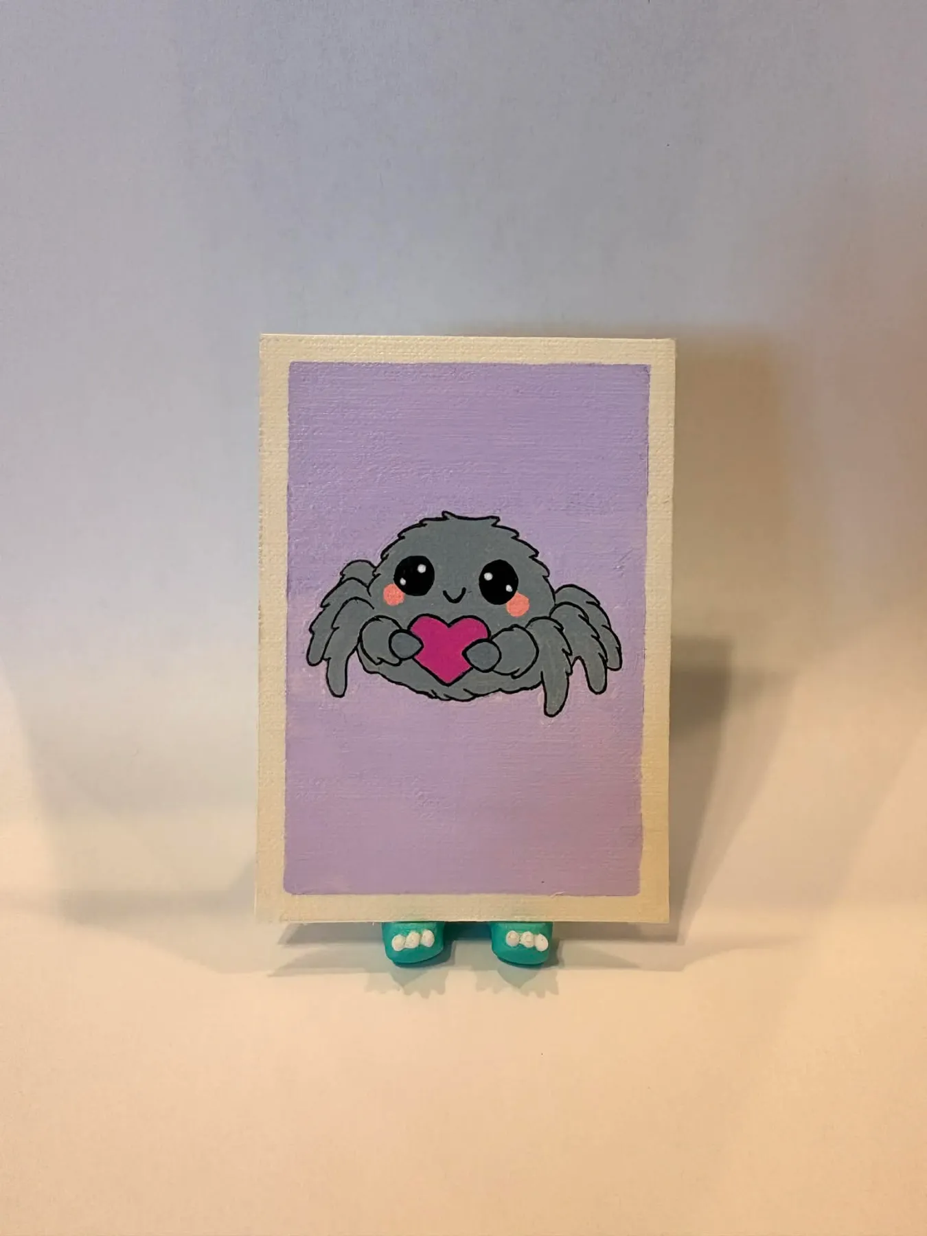 Spider aceo art card
