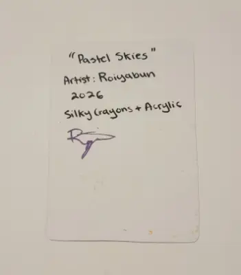 Pastel Skies aceo art card thumbnail 2