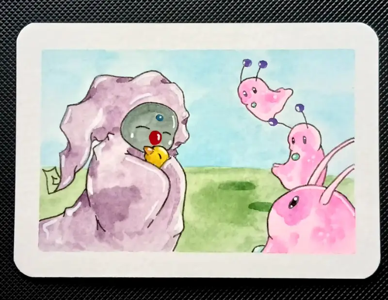 Found You aceo art card