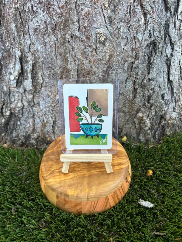 House Plant II: Series I aceo art card