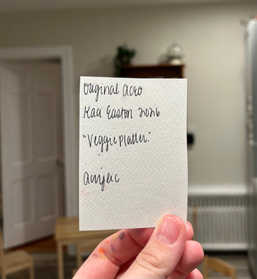 Veggie Platter aceo art card thumbnail 2