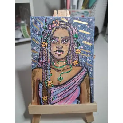 Persephone aceo art card thumbnail 3