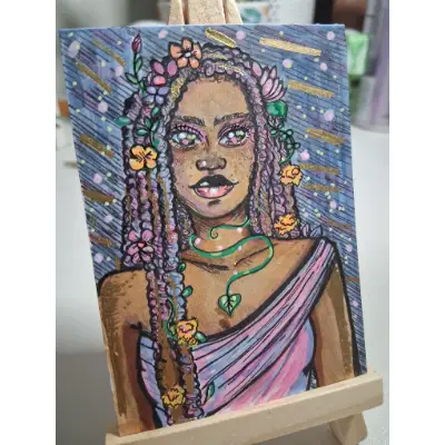 Persephone aceo art card thumbnail 4