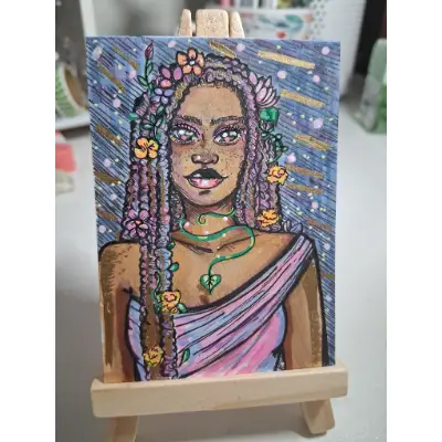 Persephone aceo art card thumbnail 1