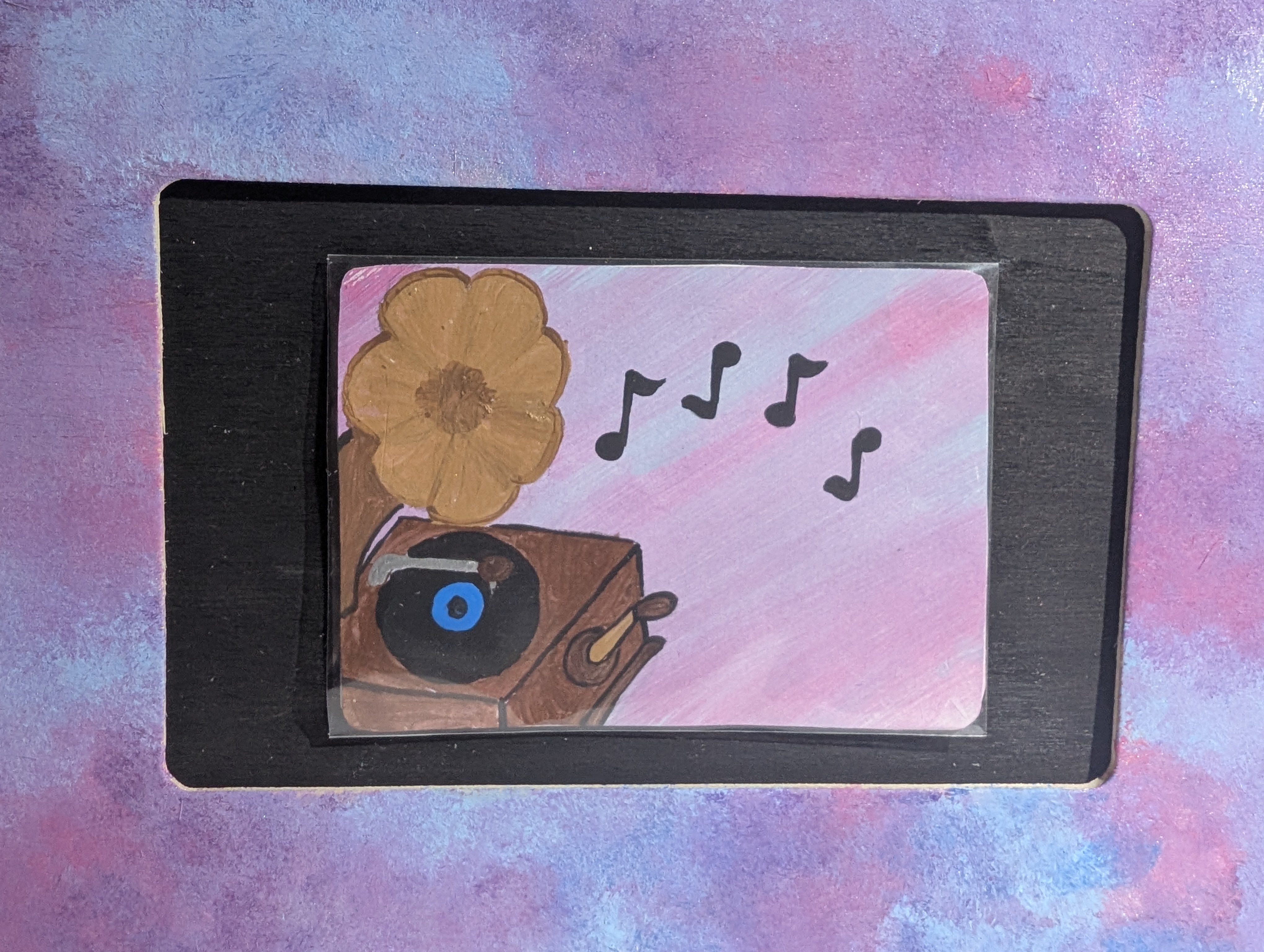 Music aceo art card