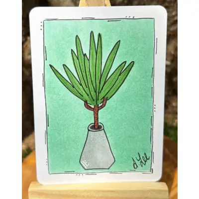 Spike the Spider aceo art card thumbnail 2