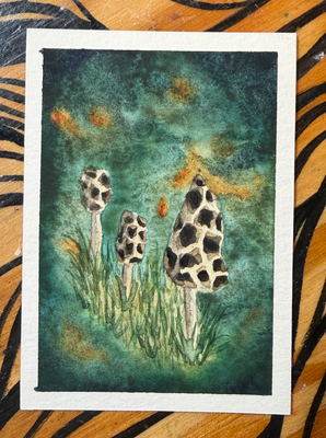 Forest Find aceo art card thumbnail 1